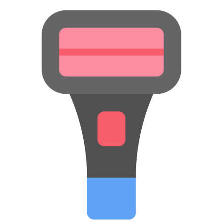 Barcode Scanner icon, Supermarket and Shopping mall related vector illustrationのイラスト素材