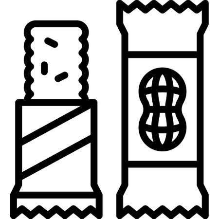 Snack bar icon, Supermarket and Shopping mall related vector illustrationのイラスト素材