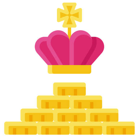 Lottery icon, Decentralized finance related vector illustrationのイラスト素材