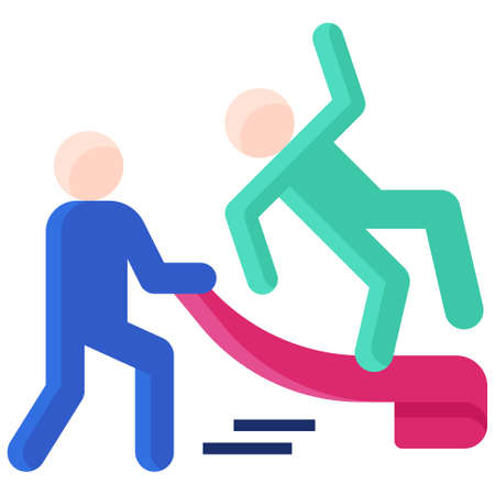 Rug pull icon, Decentralized finance related vector illustrationのイラスト素材