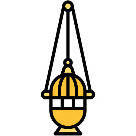 Censer icon, Traditions of Christianity related vector illustrationのイラスト素材