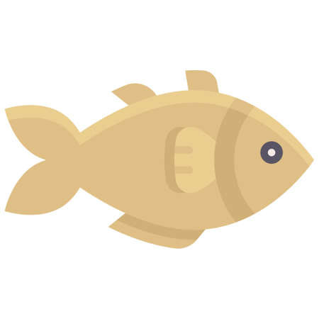 Fish icon, Traditions of Christianity related vector illustrationのイラスト素材