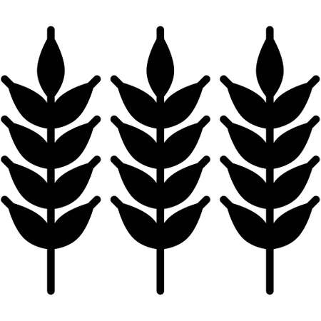 Wheat icon, Traditions of Christianity related vector illustrationのイラスト素材