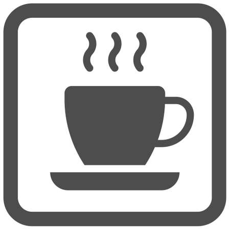 Coffee cup sign icon, wayfinding sign vector illustrationのイラスト素材