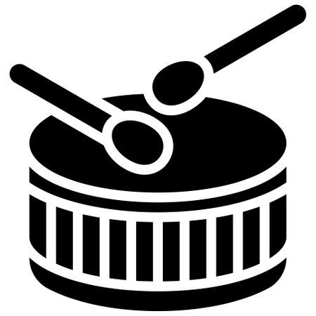 Drum icon, Festa junina related vector illustrationのイラスト素材