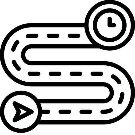 Route planner icon, location map and navigation vector illustrationのイラスト素材
