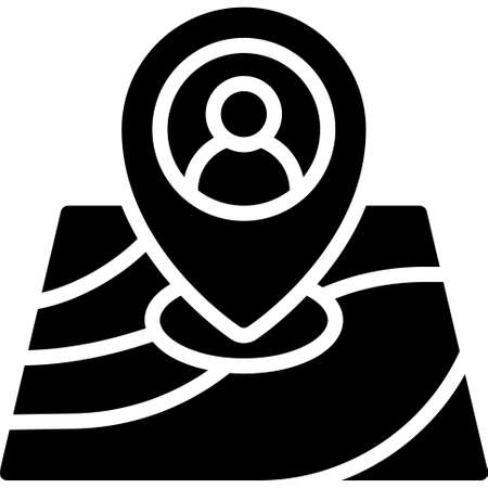 Location icon, location map and navigation vector illustrationのイラスト素材