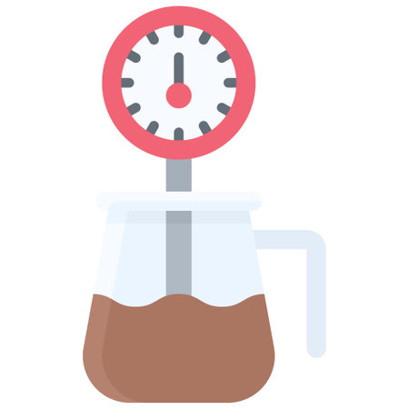 Thermometer icon, Coffee shop related vector illustrationのイラスト素材