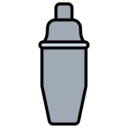 Shaker icon, Coffee shop related vector illustrationのイラスト素材