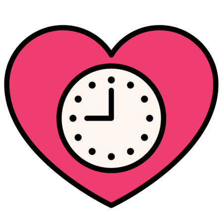 Lifespan icon, Love and heart vector illustrationのイラスト素材