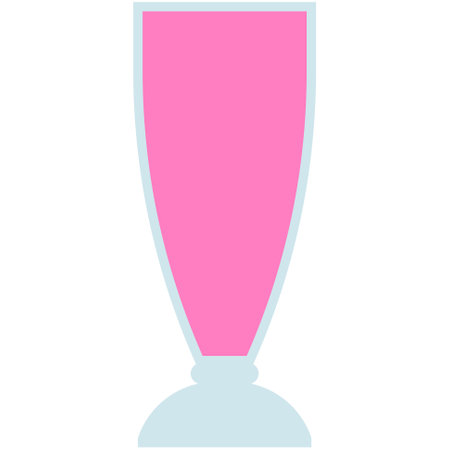 Fountain glass icon, cocktail glass name related vector illustrationのイラスト素材