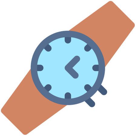 Watch icon, Marathon related vector illustrationのイラスト素材