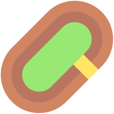 Track and field icon, Marathon related vector illustrationのイラスト素材