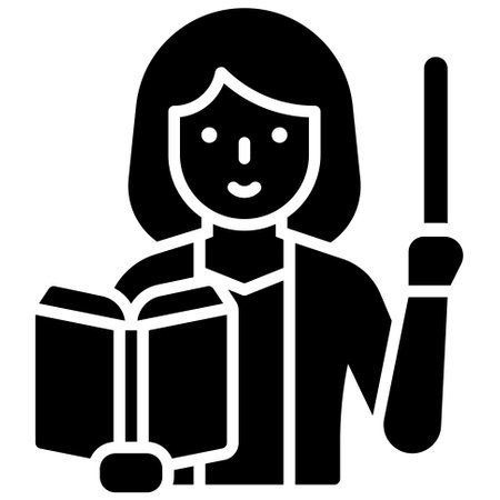 Teaching icon, An avatar that is related to education vector illustrationのイラスト素材