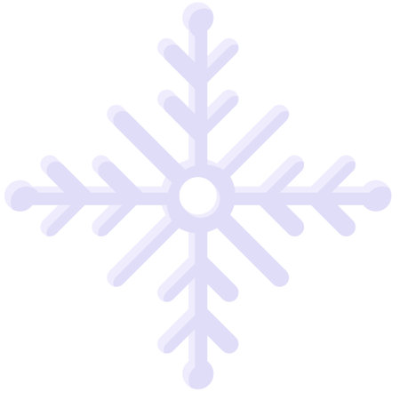 Snowflake icon, a perfect Christmas related vector illustration. Bring warmth and joy to your projects with this festive graphic.のイラスト素材