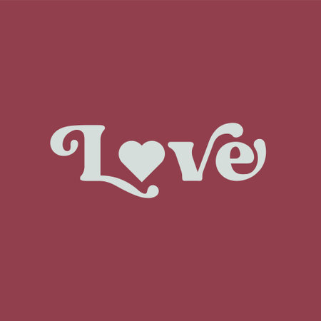 Love is all you need. This timeless message is beautifully captured in this classic typographyのイラスト素材