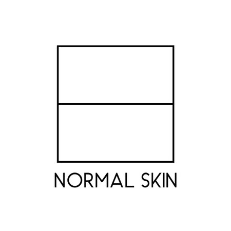 Normal Skin Cosmetic Care Vector Illustrationのイラスト素材