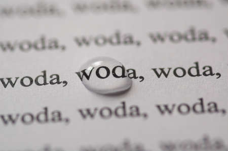 black, drop, inscription, lettering, papier, type, water, white, word, wordsの写真素材