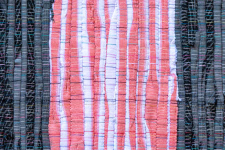 beautiful fabric original abstract striped cotton background in close-up