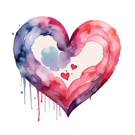 beautiful big heart graphics for loversの素材