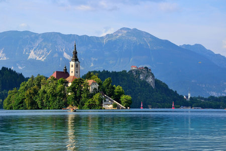 Lake Bledの写真素材