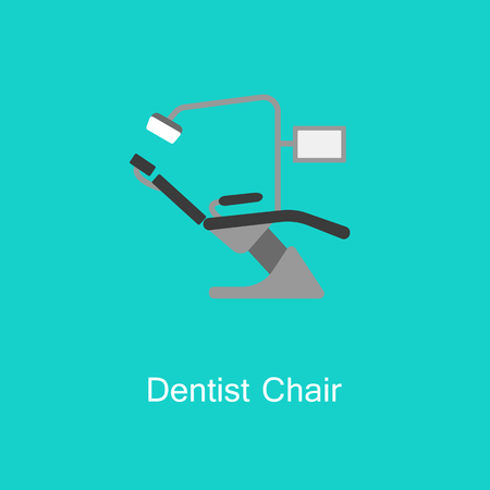Dental chair icon thin line for web and mobile.のイラスト素材