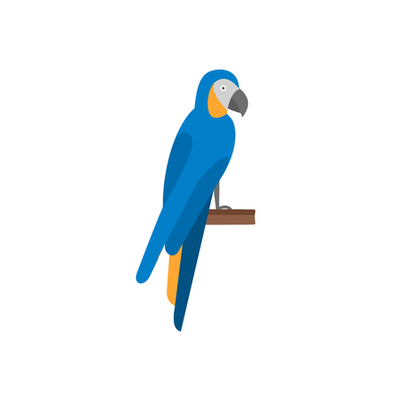 Parrot flat  iconのイラスト素材