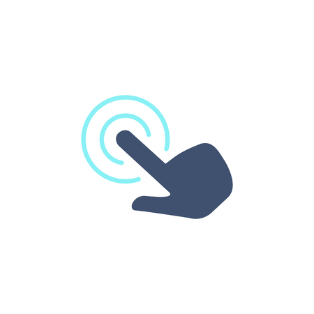 Touch finger icon.のイラスト素材