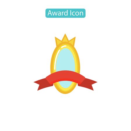 Badge Icon isolated on whiteのイラスト素材