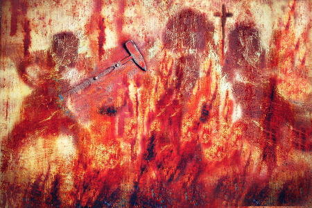 witch trialsの写真素材