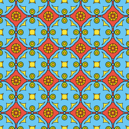 Summer colored seamless pattern, small flowers.のイラスト素材