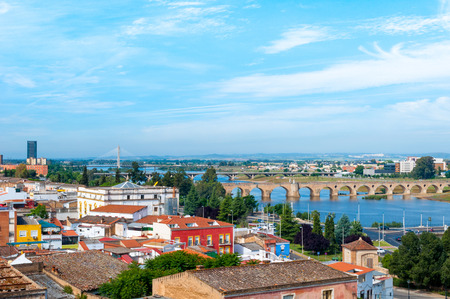 The four bridges in the River Guadianaの写真素材