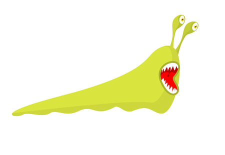 Slug isolated.のイラスト素材