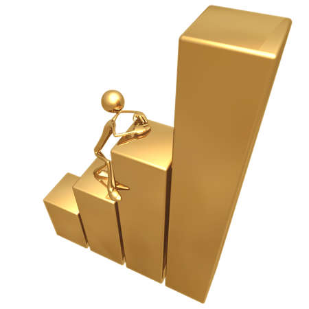 Climbing the Bar 02の写真素材