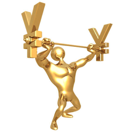 Weightlift Yenの写真素材