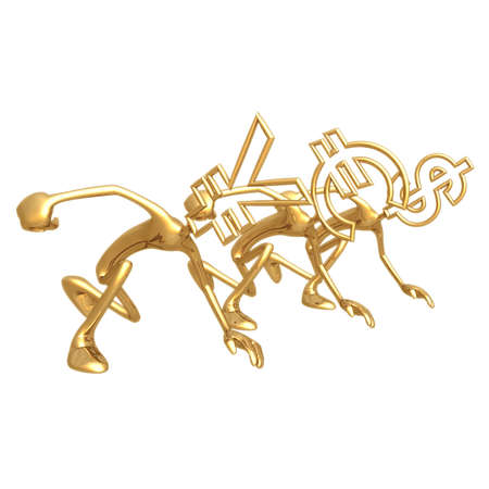 Currency Raceの写真素材