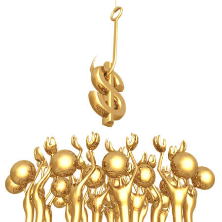 Crowd Sourcing Dollarの写真素材