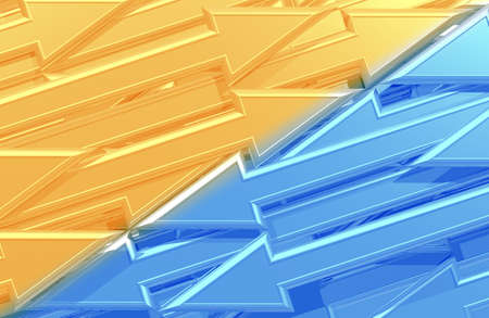 3D Arrows Backgroundの写真素材