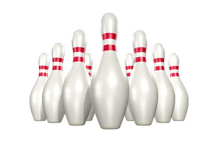 Bowling 3Dの写真素材