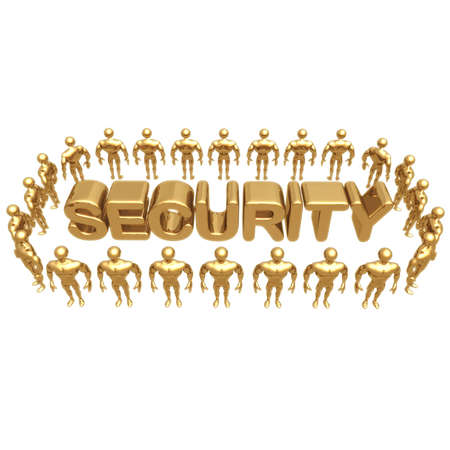 SECURITYの写真素材