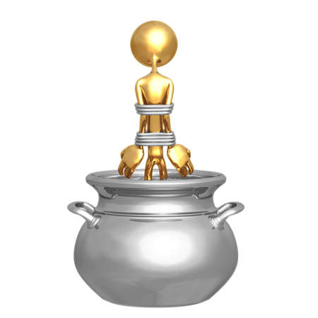 In Hot Waterの写真素材