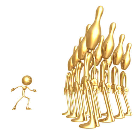 Bowling Pinheadsの写真素材