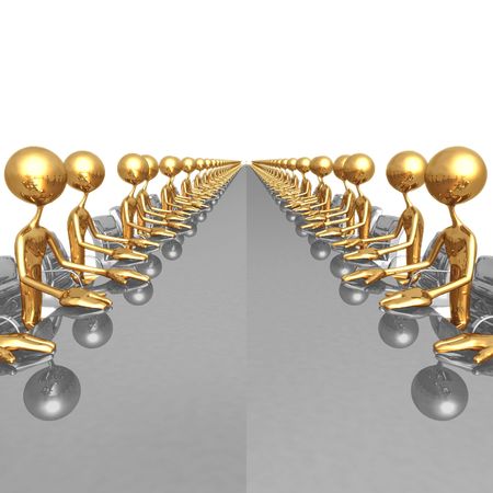 Endless Meetingの写真素材