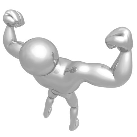 Strong Man Body Builderの写真素材