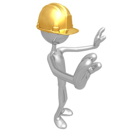 Stop Under Constructionの写真素材