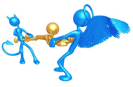 Good Versus Evilの写真素材