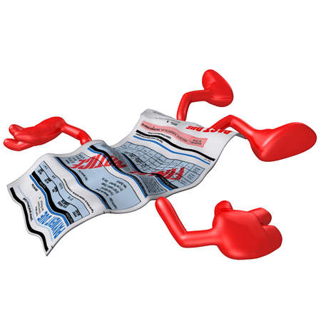 Past Due Billの写真素材