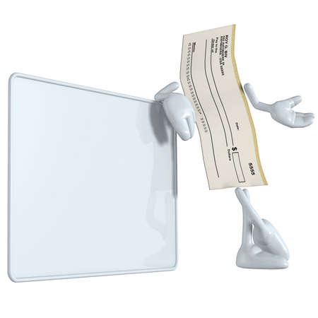 Blank Check With Sign