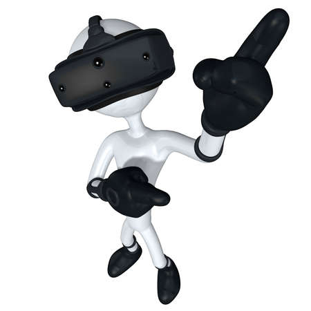 Virtual Reality VR 3D Illustration