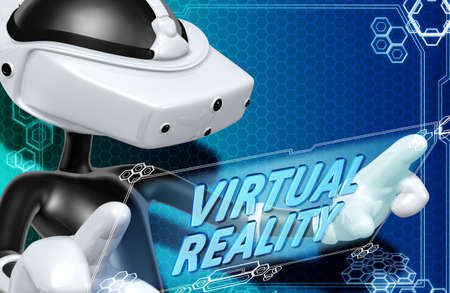 Virtual Reality VR 3D Illustration